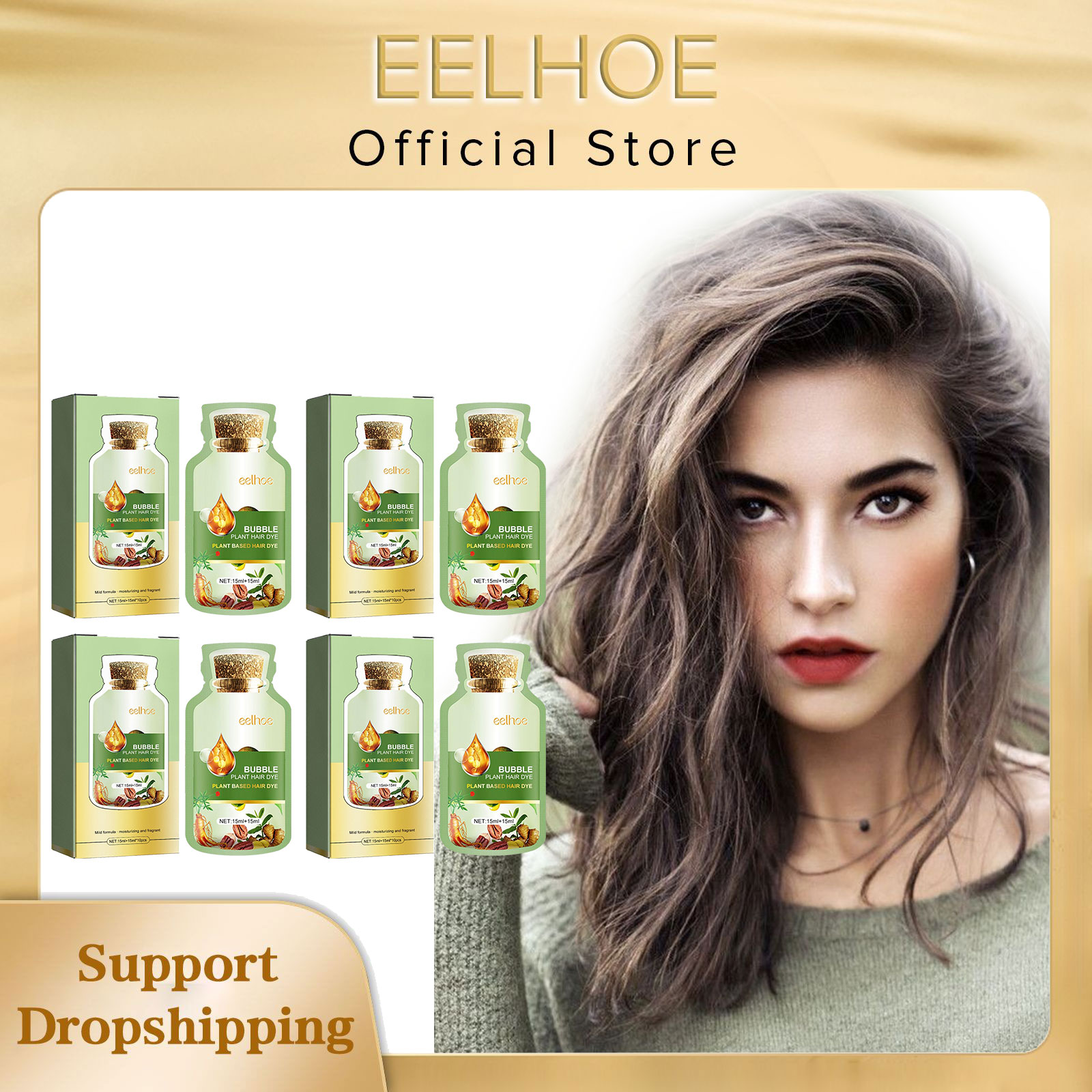 Hair Spray Color - EELHOE Natural Plant Hair Dye Care