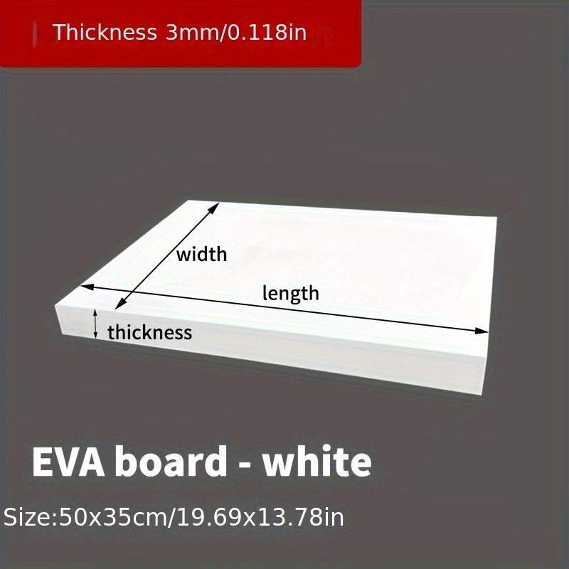 EVA Foam Board 14x19 Inch, 3mm - Cosplay Prop Foam Board review and price