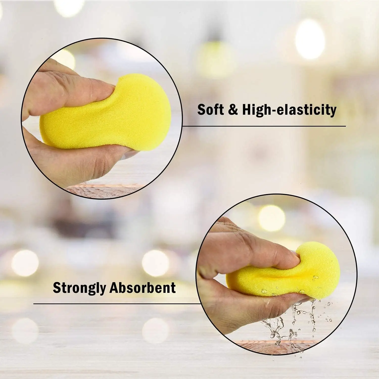 10Pcs Round Ceramic Foam Spong - Foam Clay Sculpt review and price