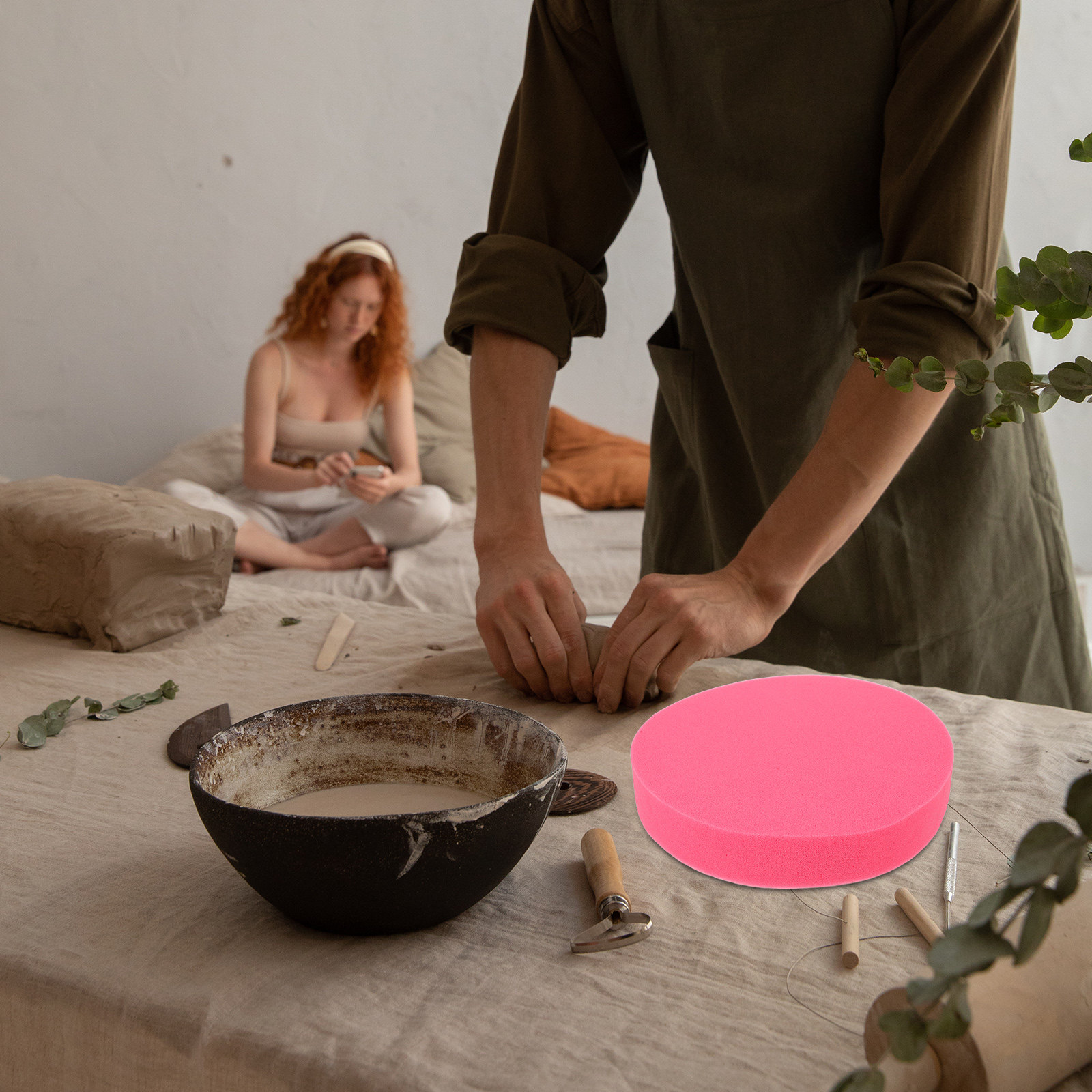 Pottery Sponge Cushion 13.56 I - Foam Clay Sculpt review and price
