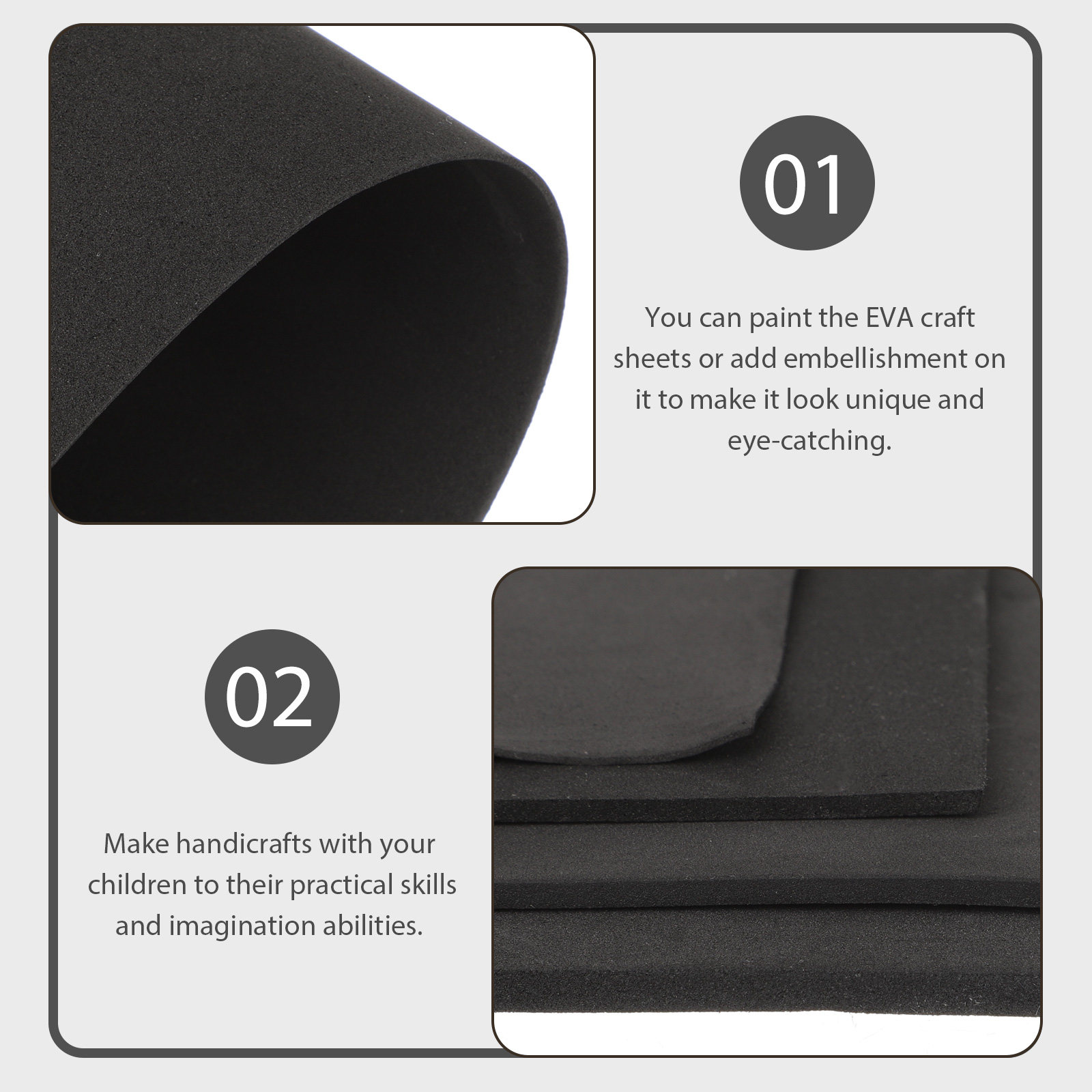4Pcs Eva Craft Sheets Foam Boa - Cosplay Prop Foam Board review and price