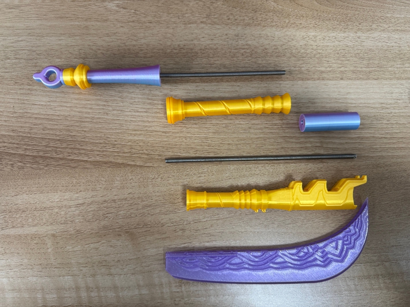 Ancient-style Colorful Cartoon - Cosplay Prop 3D Print Settings review and price