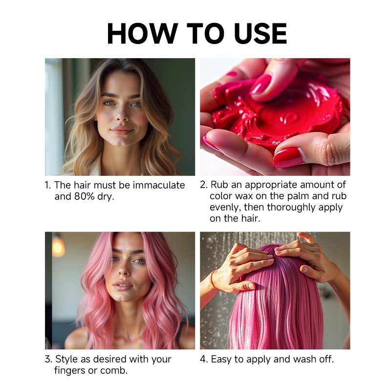 Hairs Dyed Mud Hair Colour Wax - Hair Spray Color review and price