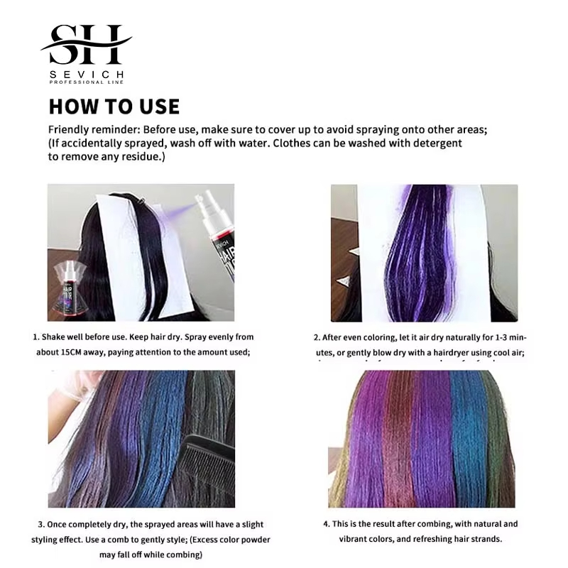 Sevich Multi Color Hair Color  - Hair Spray Color review and price