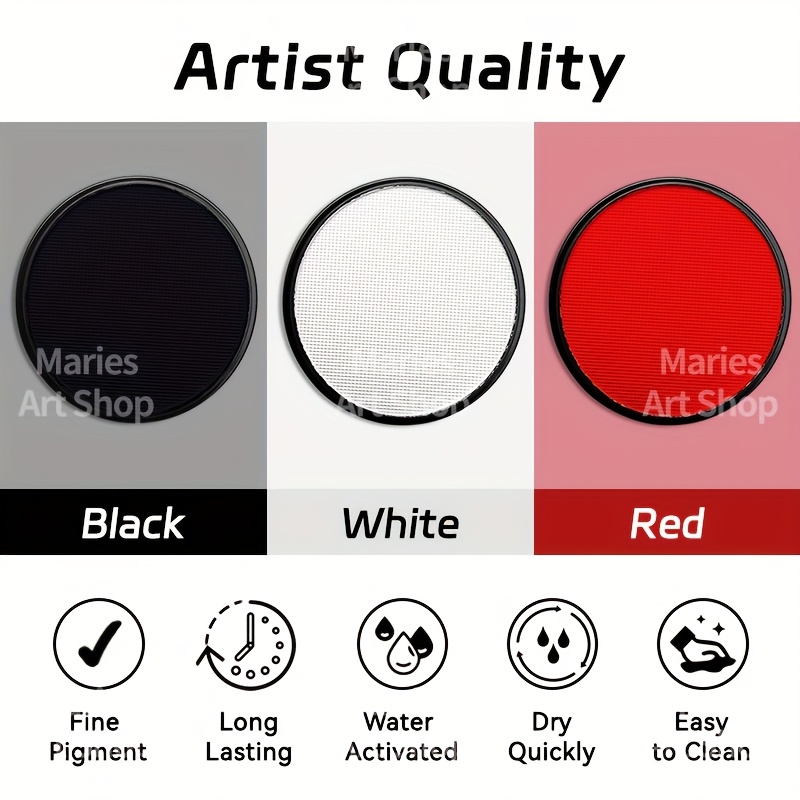 5pcs Black&Clown White 30g Pai - Cosplay Prop Paint review and price