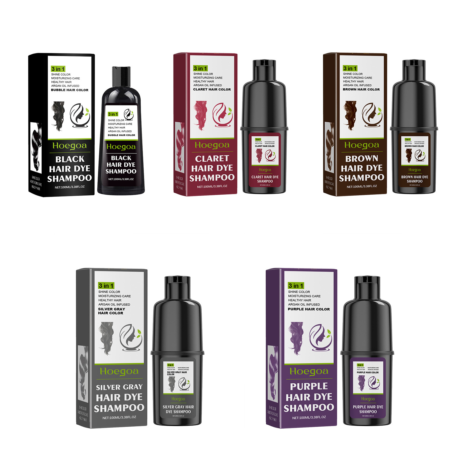 3 In 1 Hair Coloring Shampoo N - Hair Spray Color review and price